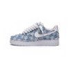 Nike Air Force 1 White - Blue Jeans