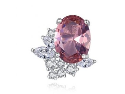 kp nail jewellery ldquo morgan gemstone selection rdquo 925 silver r 11 mm x 11 mm rose 002 1
