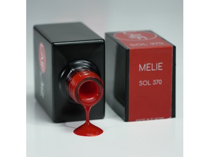 Gel lak červený SOL - 370 Melie 10ml