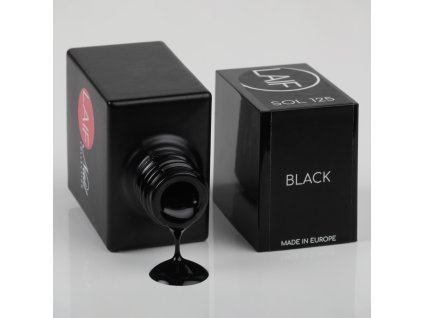 Gel lak černý SOL - 125 Black 10 ml