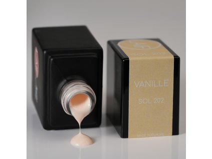 Gel lak bílý SOL - 202 Vanille 10 ml