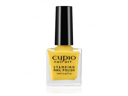 stamping nail polish cupio yellow