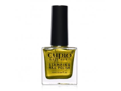 stamping nail polish metallic olive