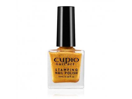 stamping nail polish cupio gold