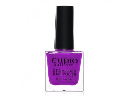 stamping nail polish purple