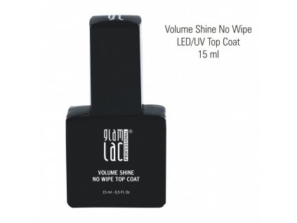 glvsnowipe volume shine no wipe led uv top coat 15 ml