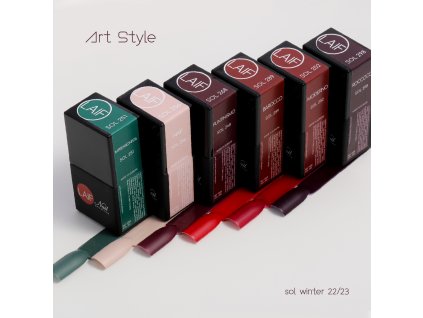 Sada UV/LED Gel lak - “Art Style winter” 6*10ml