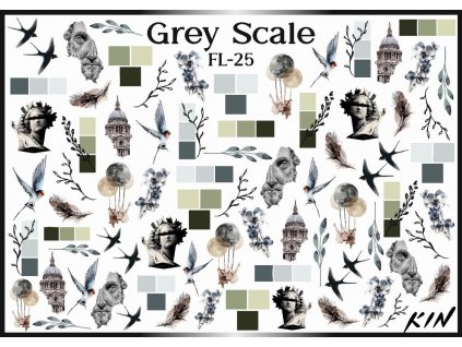 Vodolepky FL - 25 Grey Scale