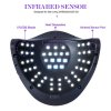 kp uv led 114w 57 leds nail lamp for gel nails with automatic sensor 2
