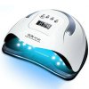 kp uv led 114w 57 leds nail lamp for gel nails with automatic sensor