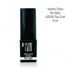 glvsnowipe5 6 ml volume shine no wipe led uv top coat