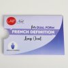 french definition long oval scaled