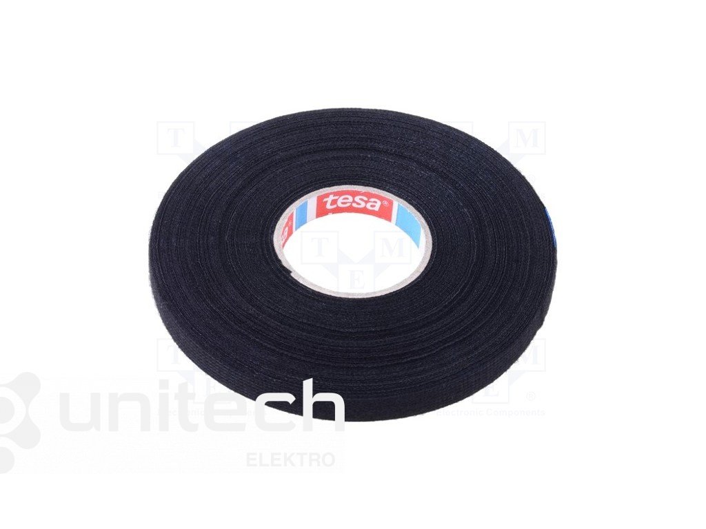 Páska textilná 9mm, 25m, čierna, 51618-00001-00 TESA