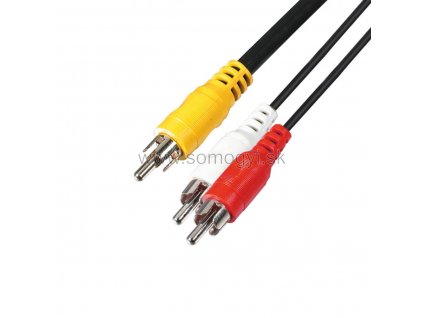 Audio-video kábel A4 -3, 3xRCA-3xRCA, 3m