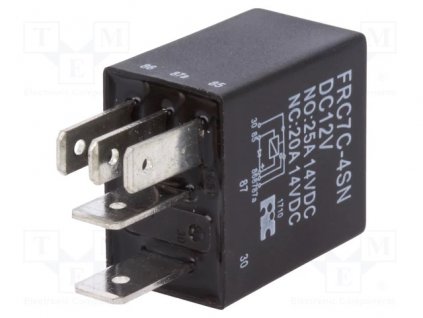 Relé AUTO FRC7C-4SN-DC12V, 12V, 25A, PLU R130