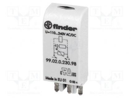 Modul ochranný 99.02.0.230.98,  FINDER,  110-240VAC,DC, PLU  33015