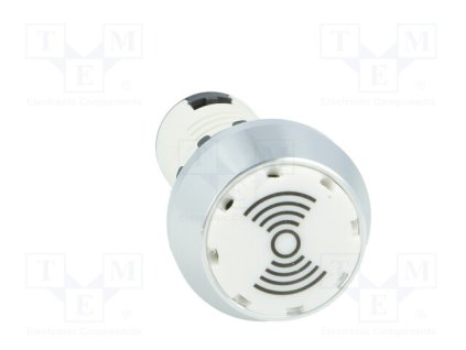 Akustický signalizátor 24V AC/DC, 22mm, AD16-22ESSM/RG/24, ONPOW