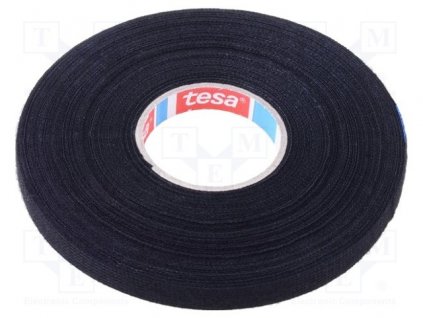 Páska textilná 9mm, 25m, čierna, TESA-51618-00001-00, PLU 21261