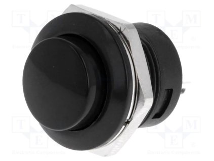Spínač tlačidlový 250V, 3A, OFF-(ON), vratný, PS507A-BB, PLU SP541