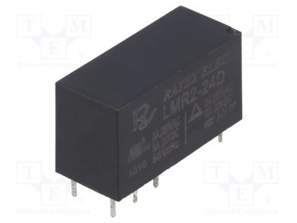 Relé LMR2-24D, 24VDC, 5A, PLU R892