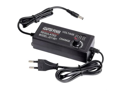 Sieťový adaptér JDT-001, 3-12VDC, 5000mA, regulácia, PLU 33536