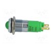 Kontrolka Led, zelená SWBU14722, 12-14VDC,14.2mm