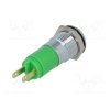 Kontrolka Led, zelená SWBU14722, 12-14VDC,14.2mm