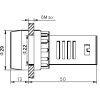 Akustický signalizátor 12V DC, 22mm, AD16-22SM/12V, ONPOW