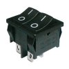 Prepinac koliskovy 2x 2pol 2pin ON OFF dvojity cierny OI 12V 800x800