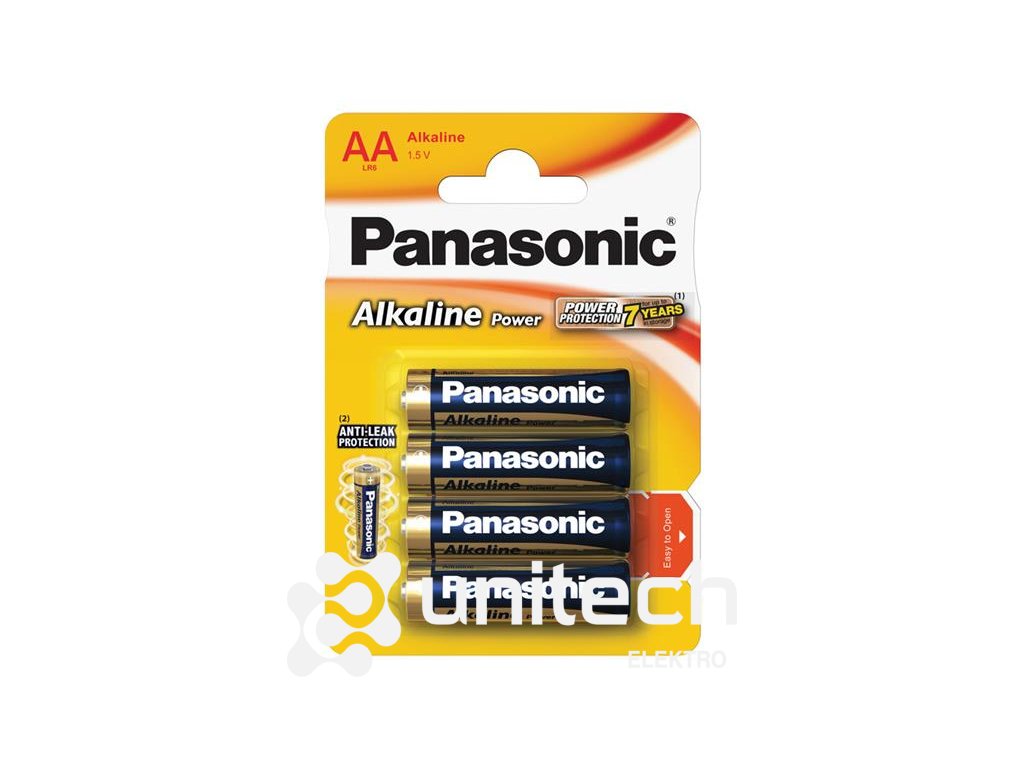 Batéria AA (R6) alkalická PANASONIC Alkaline Power 4ks / blister