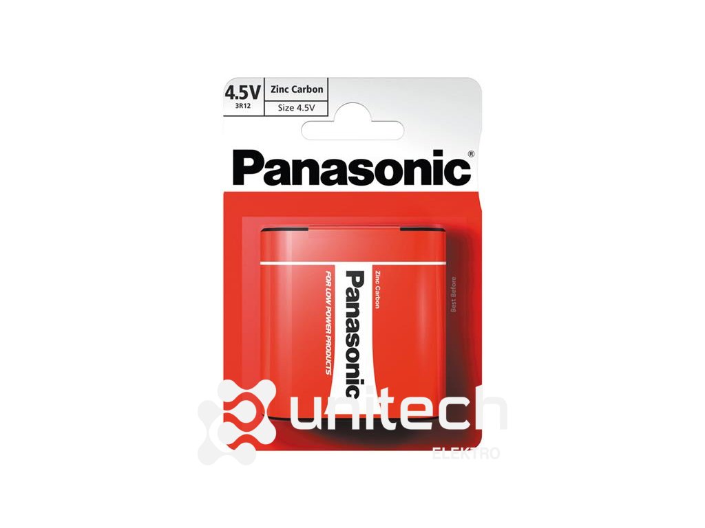 Batéria 3R12 (4,5V) Zn-Cl PANASONIC Red 1ks / blister