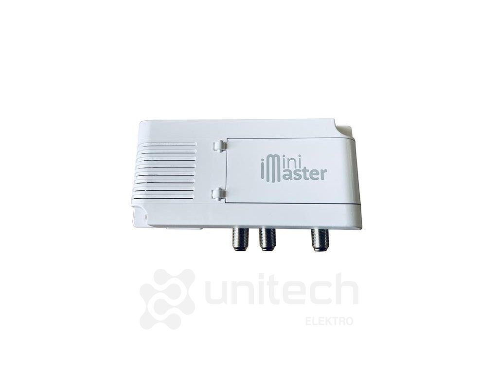 Anténny zosilňovač Emme Esse 82778G Minimaster, 1x VHF, 1x UHF, 1x out, 34 dB, 5G LTE filter, domový