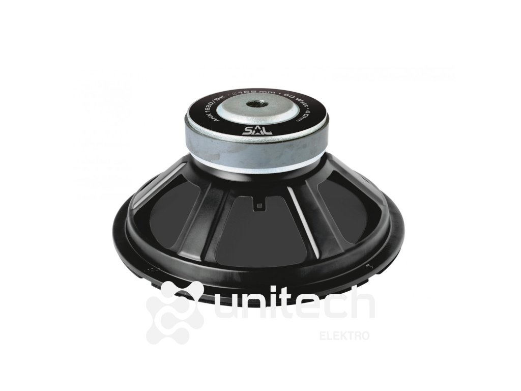 Basový reproduktor AHX1620/BK,165mm, 4ohm, PLU RE122