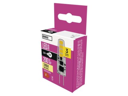 LED žiarovka Classic JC / G4 / 1,9 W (21 W) / 200 lm / teplá biela