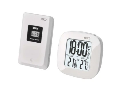 Digitálny teplomer, bezdrôtový snímač, budík, dátum E0127