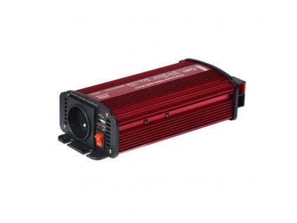 Menič napätia  12VDC/230V, 600W, USB, GETI, PLU  ME32