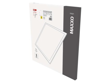LED panel MAXXO 60×60, štvorcový vstavaný biely, 36W neutrálna b.
