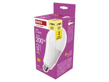 LED žiarovka Classic A95 / E27 / 28 W (200 W) / 3452 lm / Teplá biela