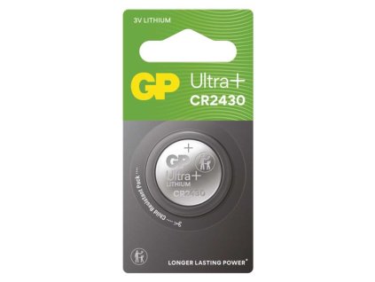 Lítiová gombíková batéria GP CR2430, 1 ks