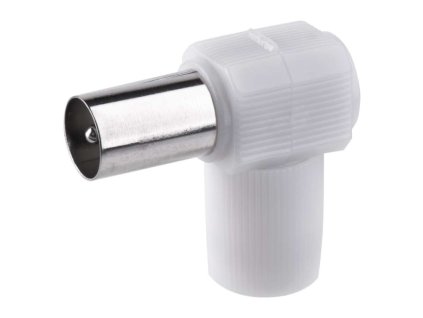 Konektor IEC vidlice skrutkovací uhlový