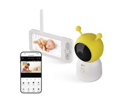 GoSmart Otočná detská opatrovateľka IP-500 GUARD s monitorom a WiFi