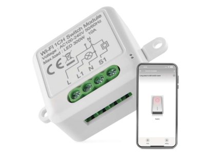 GoSmart spínací modul IP-2101SW, WiFi, 1-kanálový