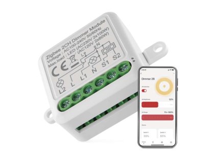 GoSmart modul stmievania IP-2112DZ, ZigBee, 2-kanálový
