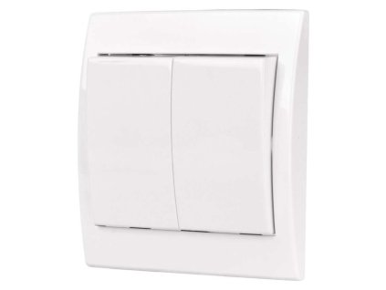 Vypínač PRAKTIK 4FN58004.901C.5B biely