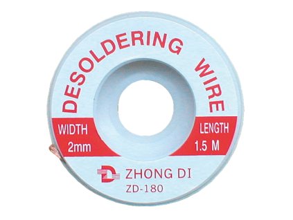 Punčoška k odsávání cínu 2,0mm/1,5m