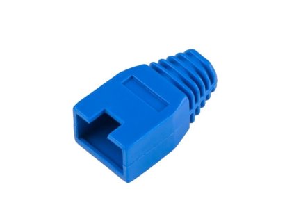 Kryt gumový pre konektor RJ45 modrý