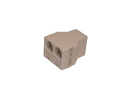 Redukcia telefónna konektor/ 2xzdierka 8p-8c