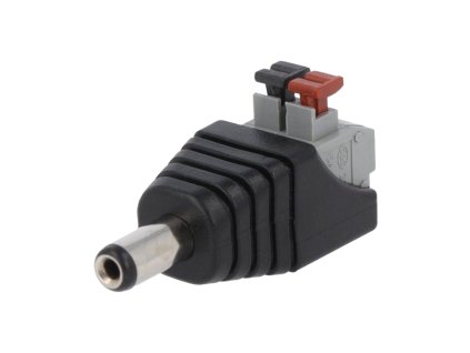 Konektor DC 2,1mm svorka s pružinou