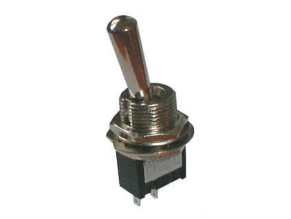Prepínač páčkový 2pol./2pin ON-OFF