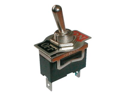 Prepínač páčkový 2pol./2pin ON-OFF 250V/10A